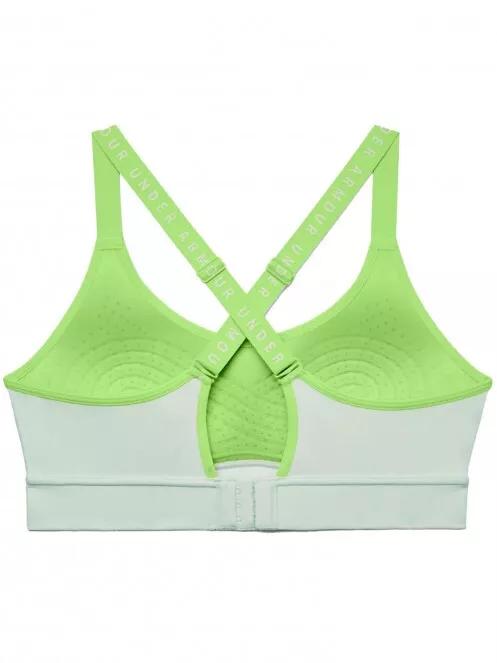 Under Armour UA Infinity Mid Covered női sportmelltartó zöld színben 5
