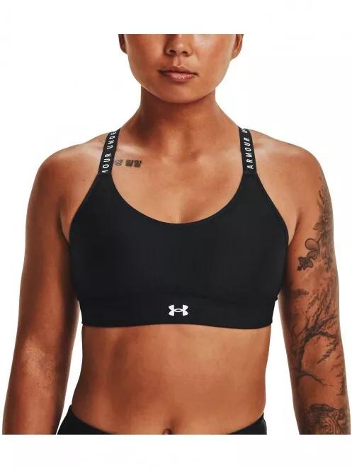 Under Armour Ua Infinity Mid Covered női sportmelltartó fekete színben 2