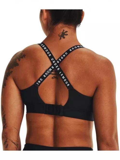 Under Armour Ua Infinity Mid Covered női sportmelltartó fekete színben 3