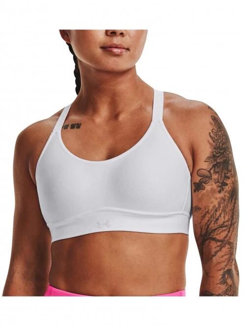 Under Armour Infinity Covered Mid női sportmelltartó fehér színben 2