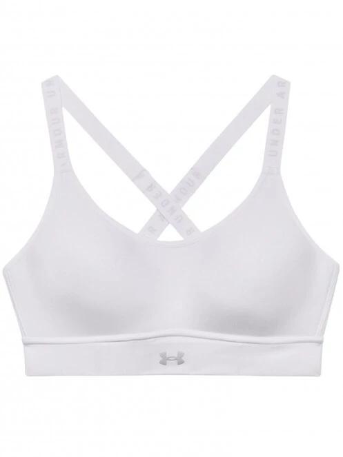 Under Armour Infinity Covered Mid női sportmelltartó fehér színben 5