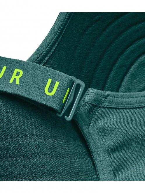 Under Armour Infinity Covered Mid női sportmelltartó zöld színben 5