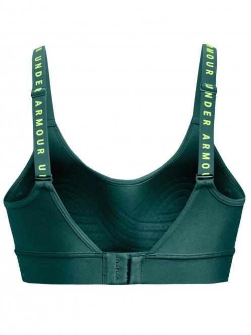 Under Armour Infinity Covered Mid női sportmelltartó zöld színben 7