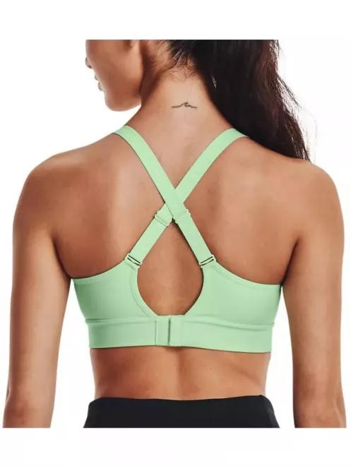 Under Armour Infinity Covered Mid női sportmelltartó zöld színben 3