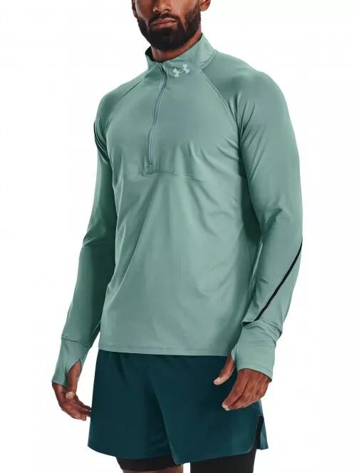 Under Armour Ua Qualifier Run 2.0 Hz férfi rövid ujjú sport póló zöld színben 2