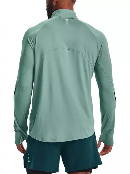 Under Armour Ua Qualifier Run 2.0 Hz férfi rövid ujjú sport póló zöld színben 3