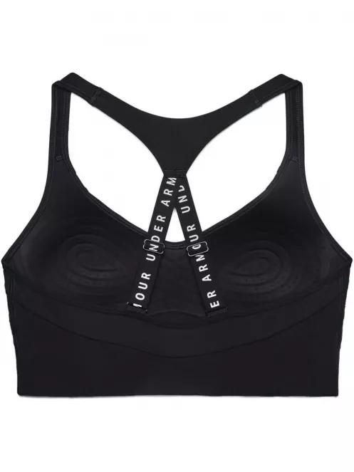 Under Armour Ua Infinity Mid Rib Bra női sportmelltartó fekete színben 4