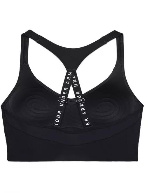 Under Armour Ua Infinity Mid Rib Bra női sportmelltartó fekete színben 5