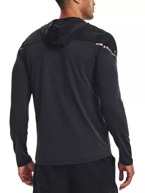 Under Armour UA Rush FZ Hoodie férfi kapucnis pulóver fekete színben 3