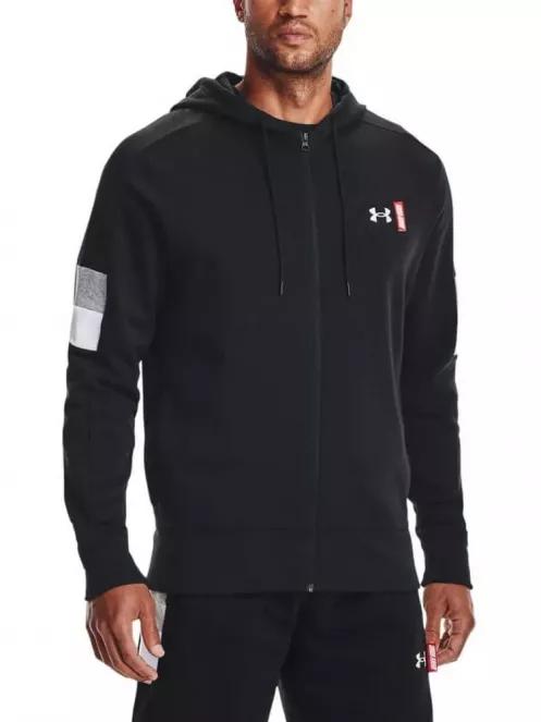 Under Armour Ua Baseline Full Zip férfi kapucnis pulóver fekete színben 2
