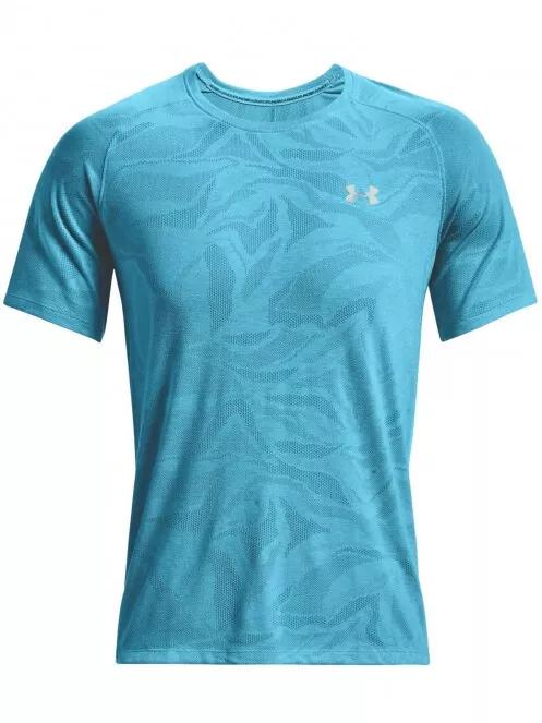 Under Armour UA Streaker Jacquard Tee férfi rövid ujjú sport póló kék színben 4