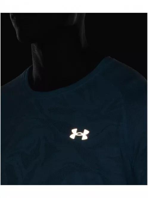 Under Armour UA Streaker Jacquard Tee férfi rövid ujjú sport póló kék színben 6
