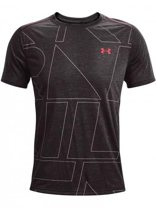 Under Armour UA Breeze 2.0 Trail Tee férfi rövid ujjú sport póló fekete színben 4
