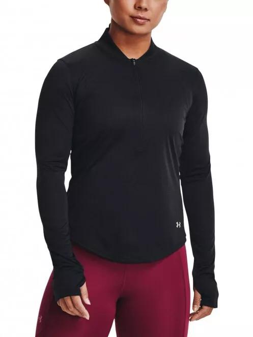 Under Armour UA Speed Stride 2.0 Half Zip női rövid ujjú sport póló fekete színben 2