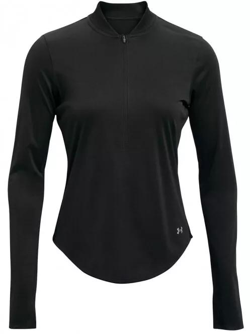 Under Armour UA Speed Stride 2.0 Half Zip női rövid ujjú sport póló fekete színben 4