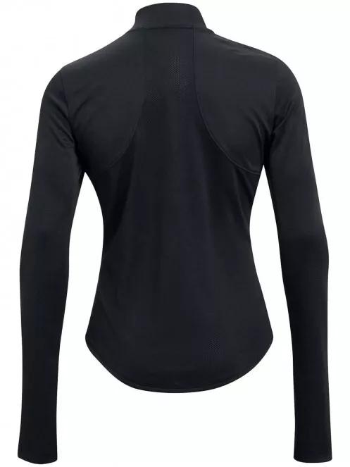 Under Armour UA Speed Stride 2.0 Half Zip női rövid ujjú sport póló fekete színben 5