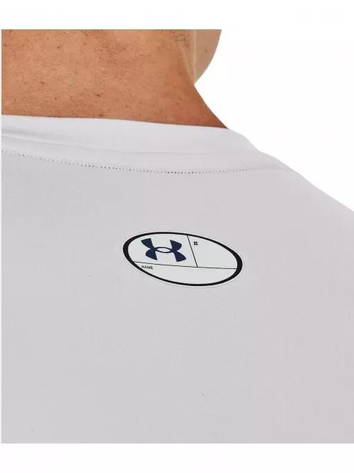 Under Armour UA HG Armour Fitted Nvlty SS férfi rövid ujjú sport póló szürke színben 4