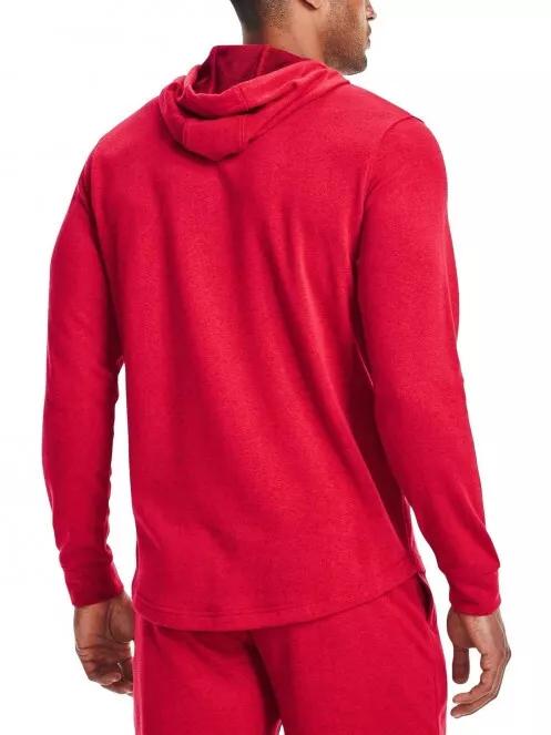 Under Armour UA Rival Try Athlc Dept HD férfi kapucnis pulóver piros színben 3