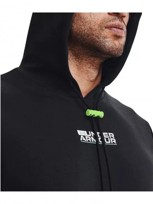 Under Armour UA SUMMIT KNIT HOODIE férfi kapucnis pulóver fekete színben 4