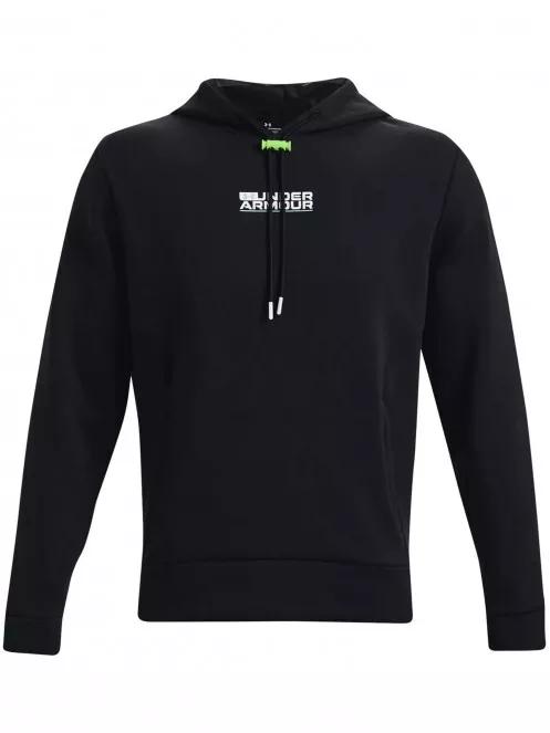 Under Armour UA SUMMIT KNIT HOODIE férfi kapucnis pulóver fekete színben 5