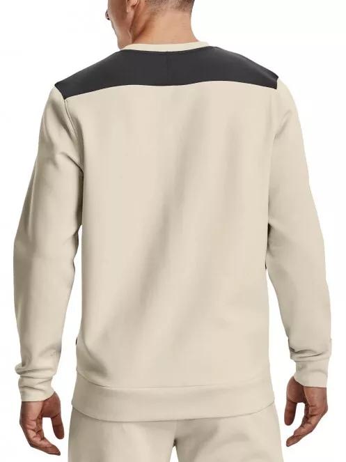 Under Armour UA SUMMIT KNIT CREW férfi pulóver homok színben 3