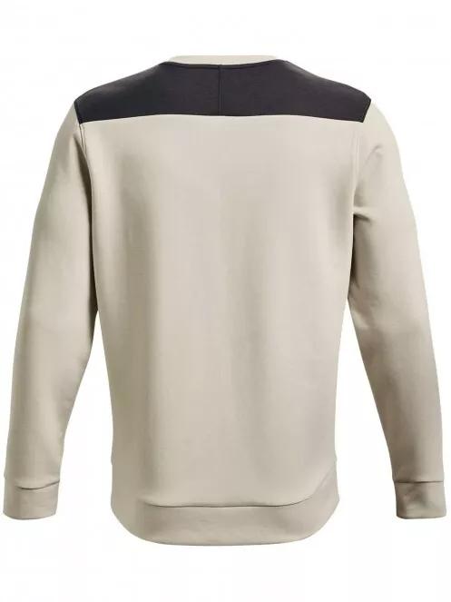 Under Armour UA SUMMIT KNIT CREW férfi pulóver homok színben 6