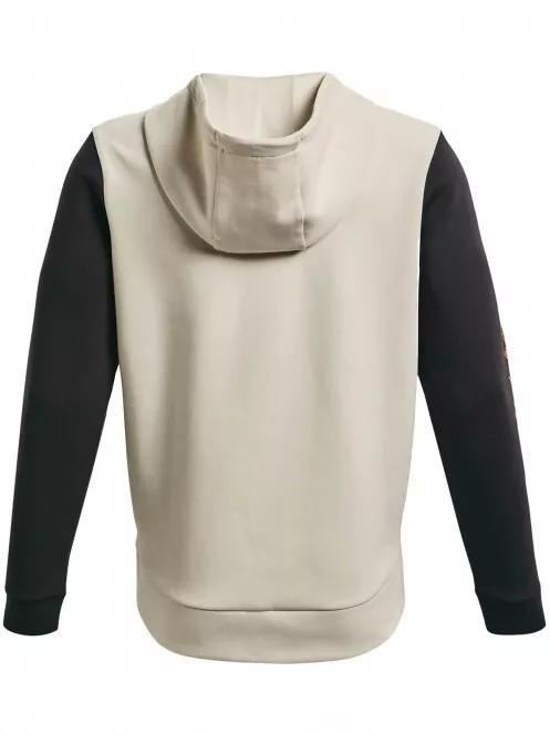 Under Armour UA SUMMIT KNIT FZ HD férfi kapucnis pulóver homok színben 6