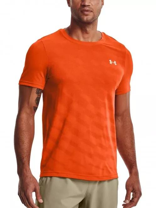 Under Armour UA Seamless Radial SS férfi rövid ujjú sport póló narancssárga színben 2
