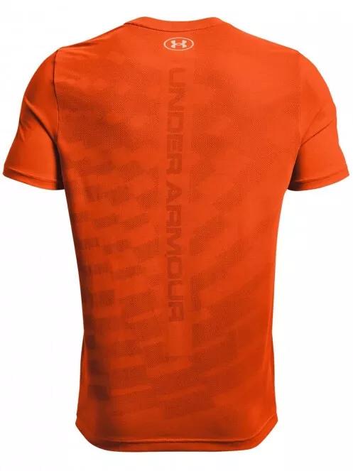 Under Armour UA Seamless Radial SS férfi rövid ujjú sport póló narancssárga színben 5