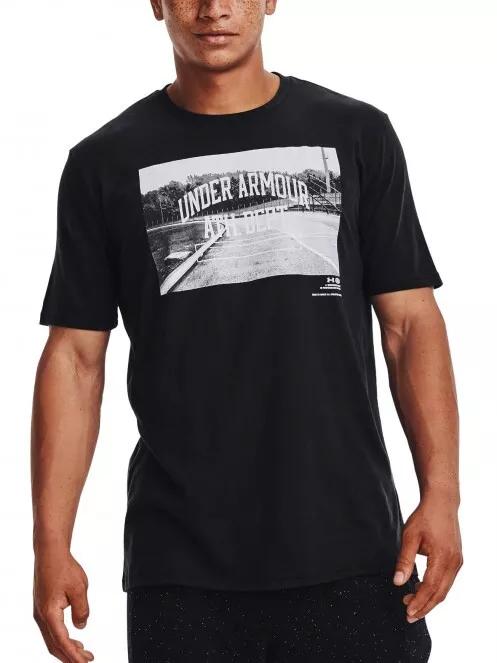 Under Armour UA ATH DEPT SS férfi rövid ujjú póló fekete színben 2