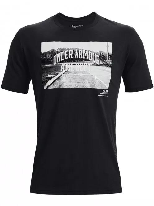 Under Armour UA ATH DEPT SS férfi rövid ujjú póló fekete színben 5