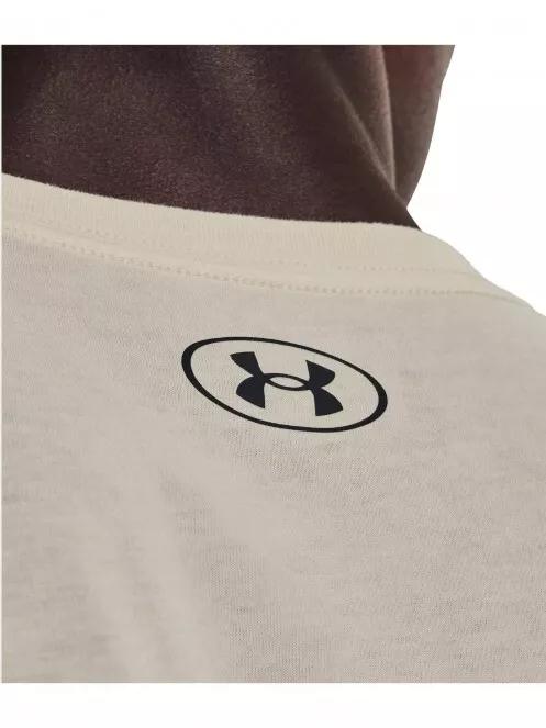 Under Armour UA ATH DEPT CLRBLK SS férfi rövid ujjú póló homok színben 4