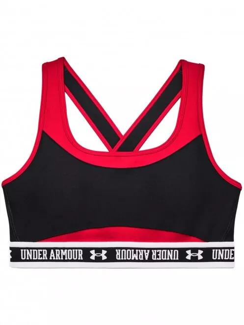 Under Armour UA Crossback Mid Block SP női sportmelltartó fekete színben 4
