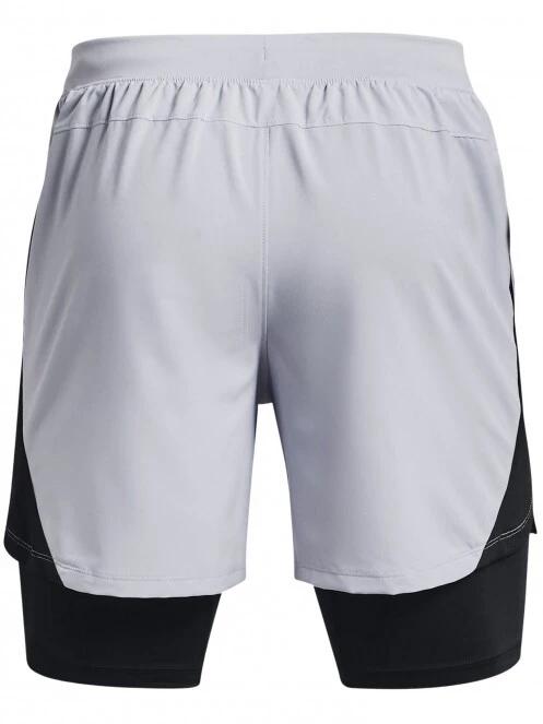 Under Armour Ua M Launch Sw 5'' 2N1 Short férfi sport rövidnadrág szürke színben 8