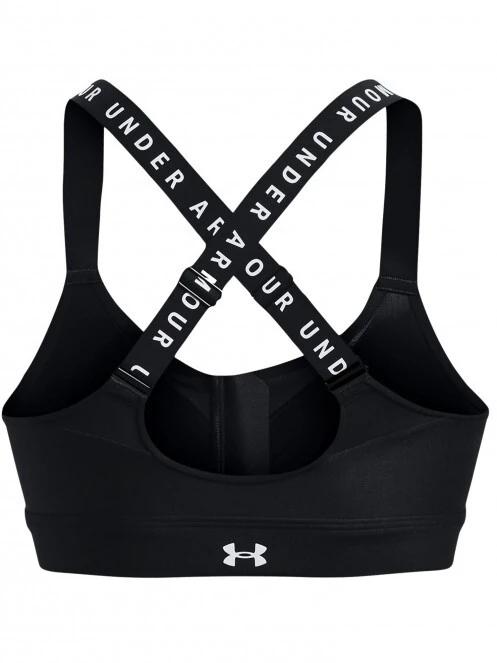 Under Armour Ua W Infinity High Bra Zip női sportmelltartó fekete színben 8