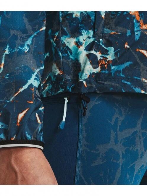 Under Armour UA Storm Outrun Cold Jacket női futódzseki kék színben 4