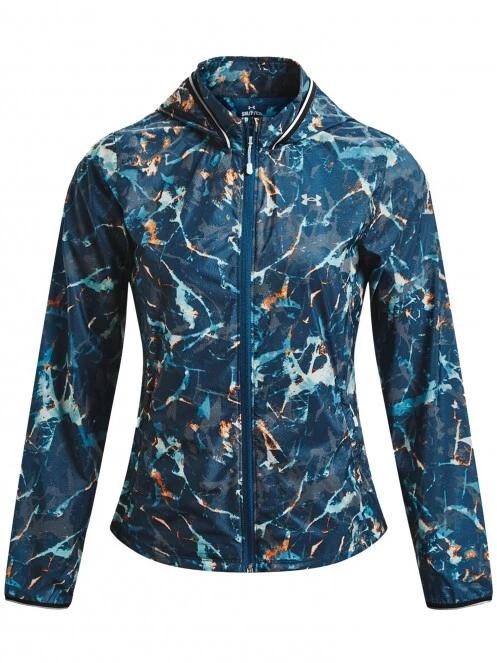 Under Armour UA Storm Outrun Cold Jacket női futódzseki kék színben 5