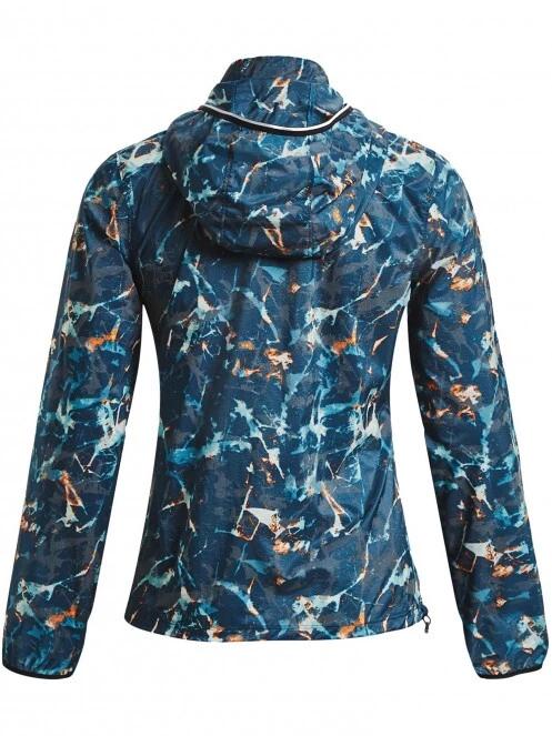 Under Armour UA Storm Outrun Cold Jacket női futódzseki kék színben 6