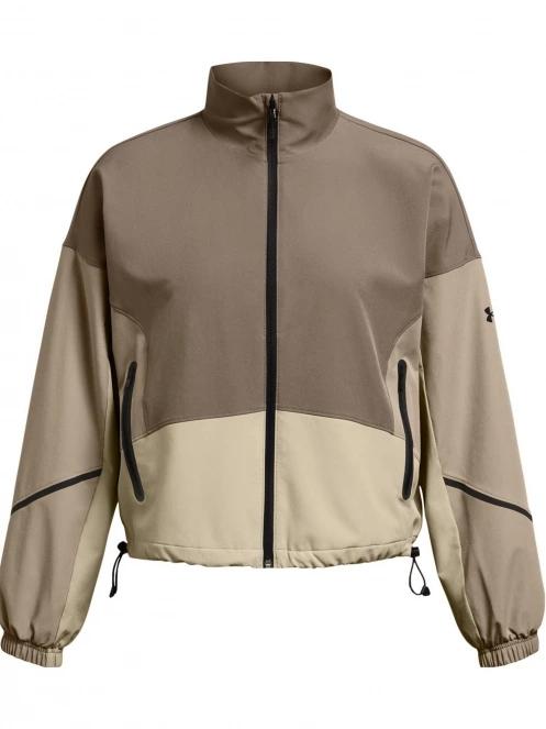 Under Armour Unstoppable Jacket női futódzseki homok színben 6