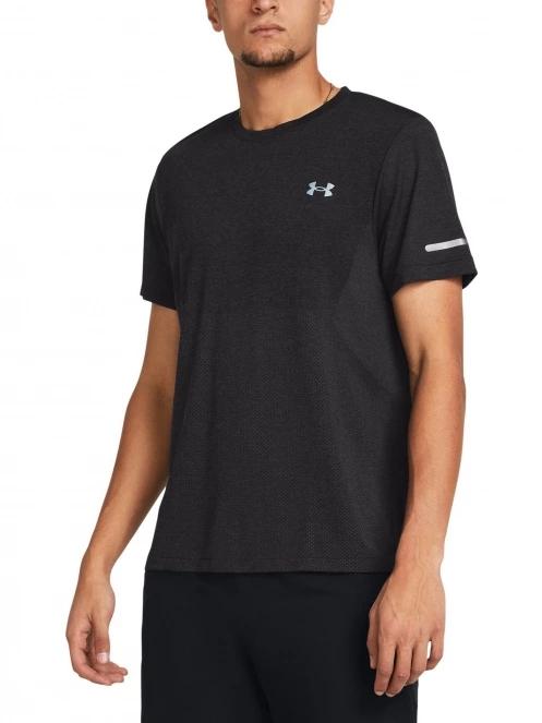 Under Armour UA Seamless Stride SS férfi rövid ujjú sport póló fekete színben 2