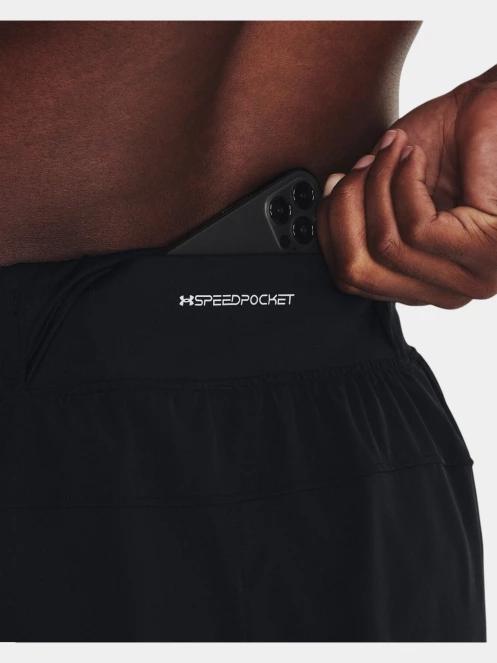 Under Armour UA Launch PRO 7'' Shorts férfi sport rövidnadrág fekete színben 5