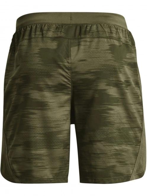Under Armour Ua Launch 7'' Printed Short férfi sport rövidnadrág oliva színben 8