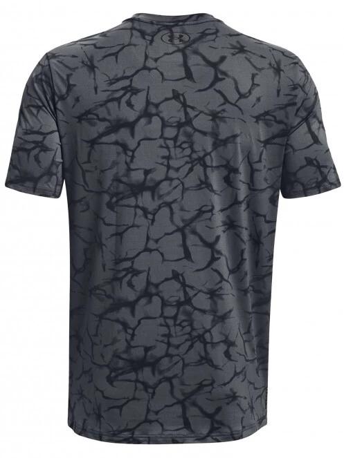 Under Armour Ua Rush Energy Print Ss férfi rövid ujjú sport póló szürke színben 7