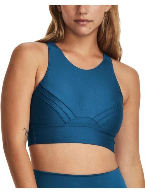 Under Armour Ua Infinity Pintuck Mid női sportmelltartó kék színben 2