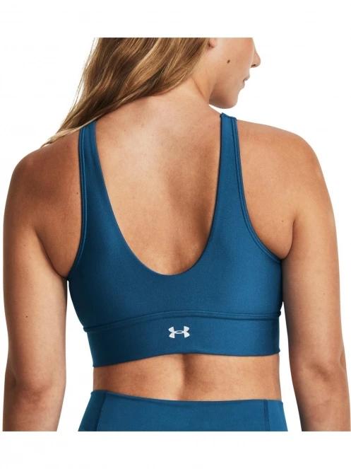 Under Armour Ua Infinity Pintuck Mid női sportmelltartó kék színben 3