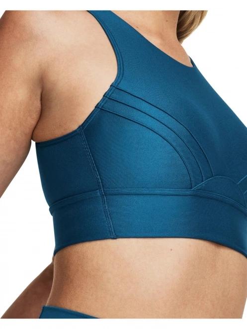 Under Armour Ua Infinity Pintuck Mid női sportmelltartó kék színben 4