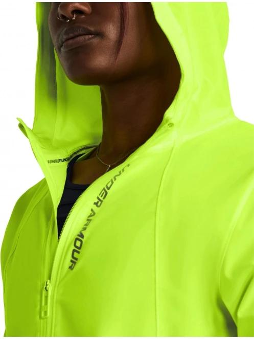 Under Armour UA Outrun The Storm Jkt női futódzseki sárga színben 5