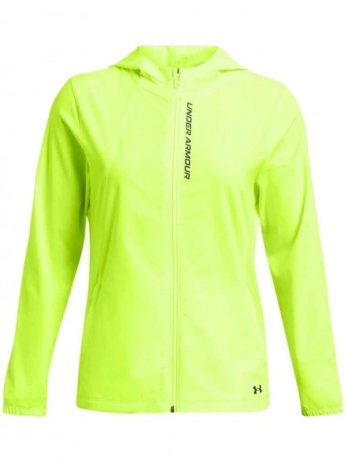 Under Armour UA Outrun The Storm Jkt női futódzseki sárga színben 7