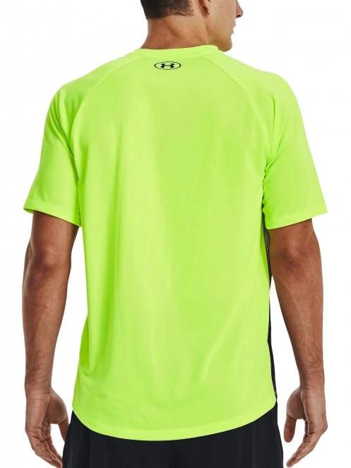 Under Armour Ua Tech Fade Ss férfi rövid ujjú sport póló zöld színben 3
