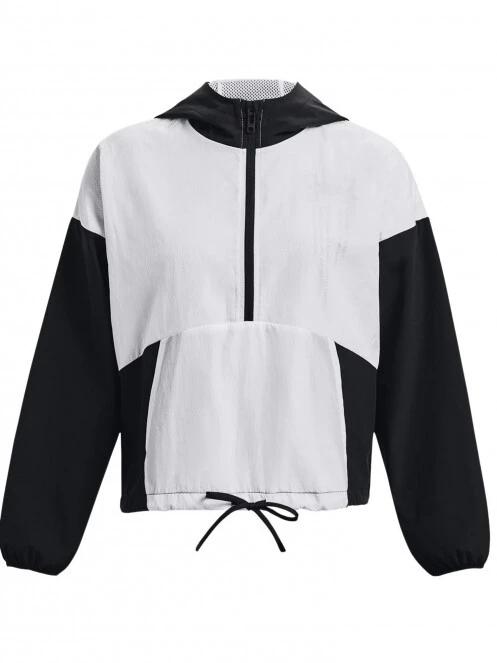 Under Armour Woven Graphic Jacket női futódzseki fekete színben 6
